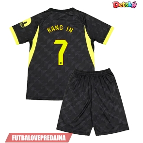 Lacne Dětský Futbalové dres Atletico Madrid Lee Kang-in #7 2026-27 Krátky Rukáv - Preč (+ trenírky)